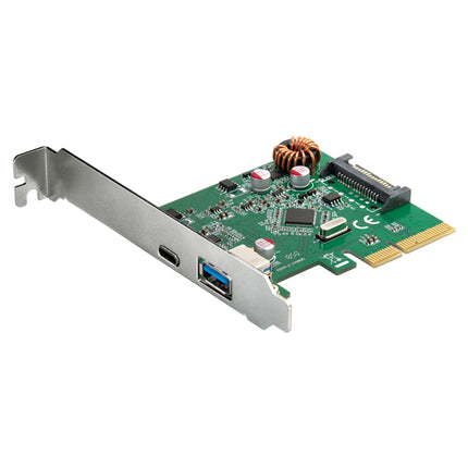 ポートを増やしタイ USB3.1 Gen2(Type-A×1 + Type-C×1) PCI Express×4 接続インターフェイスカード [CIF-U31AC2]
