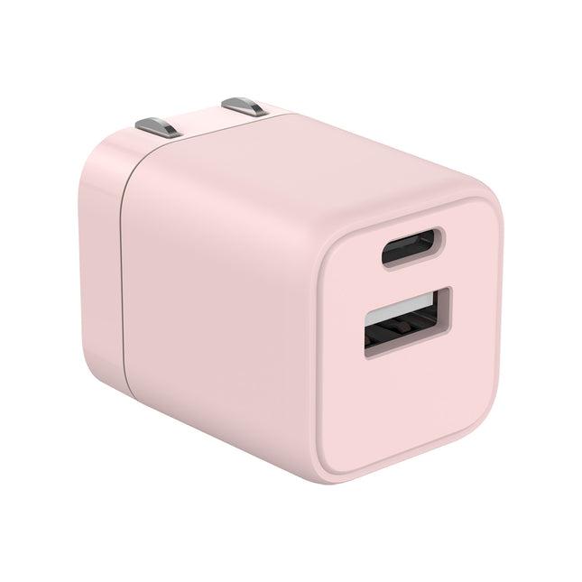 ALL CANDY「 DinkyPower 20W 」USB-AC充電器 （ベビーピンク）　[ AC-AC20PD-PK ]