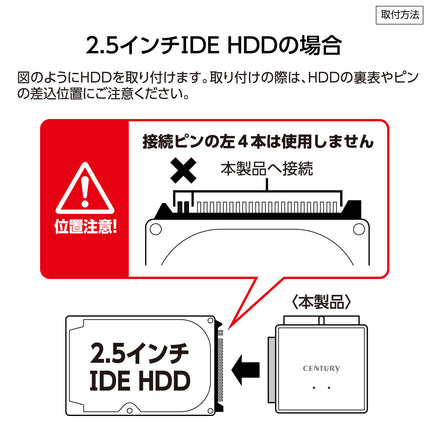 これdo台シリーズ用 2.5インチ＆3.5インチIDE HDD→ SATA変換アダプター [KDA-IDE]