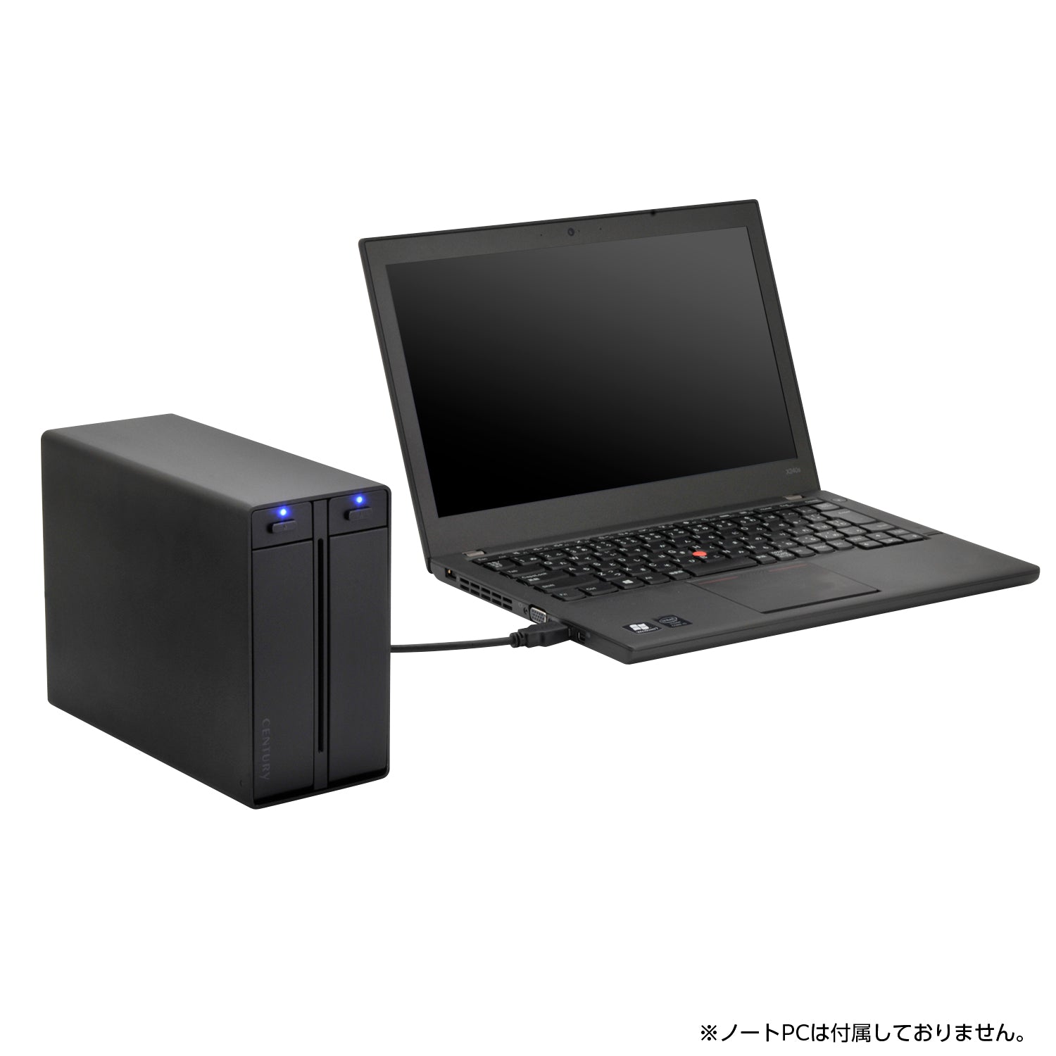 センチュリー　裸族のテラスハウス RAID USB3.2 Gen2 Type-C　CRTS35U32C_FP - 5