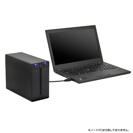 【在庫欠品中】裸族のテラスハウス RAID USB3.2 Gen2 Type-C [CRTS35U32C]