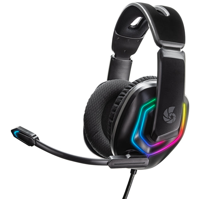 RACEN RGBゲーミングヘッドセット02　[CRC-GMHSRGB02]