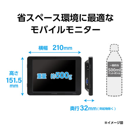 8インチアナログRGBモニター plus one VGA [LCD-8000V4]