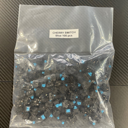 Cherry MX メカニカル 青軸スイッチ 100個セット　 [ Cherry MX key switch set (Blue) ]