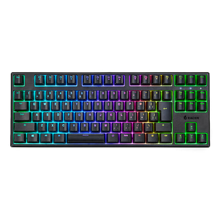 【 3/4 出荷開始予定 】【予約受付】RACEN　磁気スイッチ式 ゲーミングキーボード　MagSwift　ブラック　[ CRC-GKMGRT01BK ]