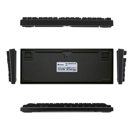 【 3/4 出荷開始予定 】【予約受付】RACEN　磁気スイッチ式 ゲーミングキーボード　MagSwift　ブラック　[ CRC-GKMGRT01BK ]