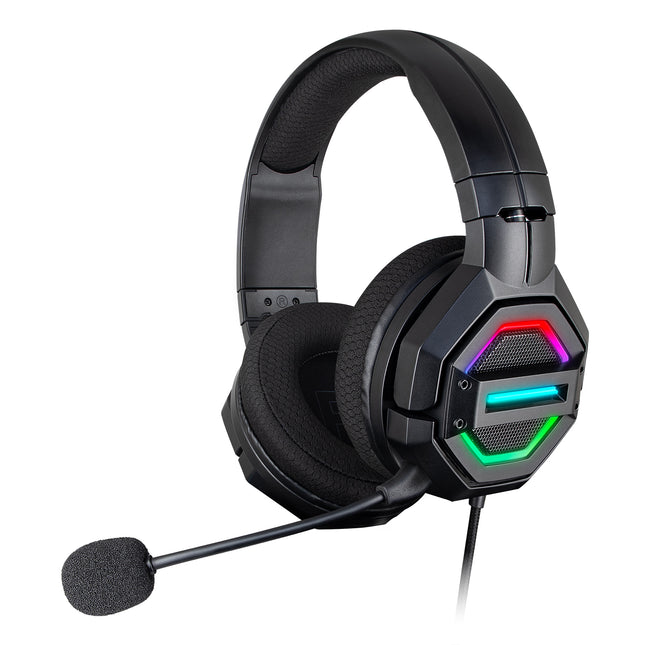 【8/末 出荷開始予定】【予約受付】RACEN RGBゲーミングヘッドセット INTENSE（インテンス）　[ CRC-GMHSRGB03B ]