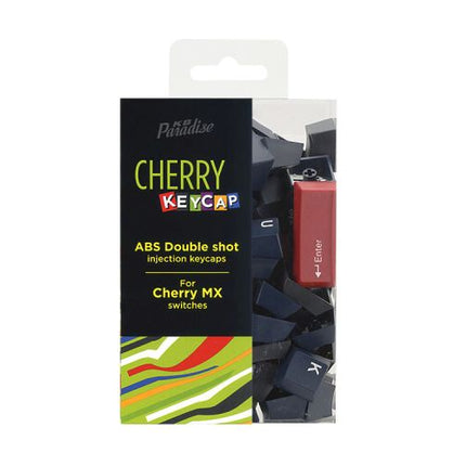 CHERRY MX軸 104英語キーボード用 2色成型カラーキーキャップ （Cubicプロファイル / Midnight Sun カラー） [CK-104MDS-C/E]