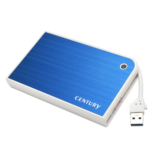 MOBILE BOX USB3.0接続 SATA6G 2.5インチHDD/SSDケース ブルー＆ホワイト [CMB25U3BL6G] – センチュリー ダイレクト
