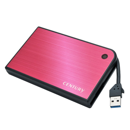 MOBILE BOX USB3.0接続 SATA6G 2.5インチHDD/SSDケース マゼンタ＆ブラック [CMB25U3RD6G]