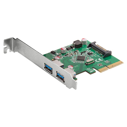 ポートを増やしタイ USB3.1 Gen2(Type-A ×2) PCI Express ×4 接続インターフェイスカード [CIF-U31A2]