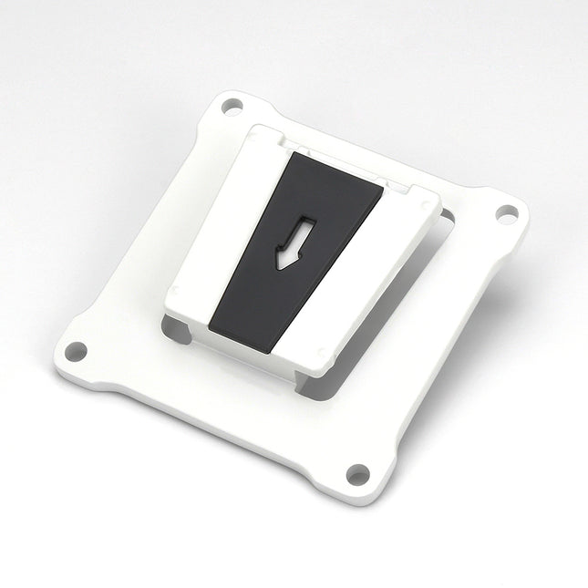 センチュリー製モニターアーム用 「VESA75mm専用 マウンタープレート」ホワイト （CEN-BS100-SV、CGMA-4A1MWH 用 ） [CGMA-OP2WH]