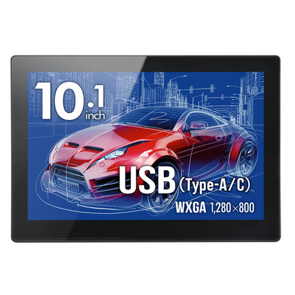 10.1インチマルチタッチ対応 USBモニター plus one Touch USB [LCD-10000UT2]