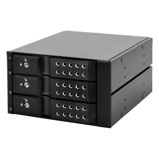 iStarUSA BPN-DE Series リムーバブルラック 3Bayモデル V2 [BPN-DE230SS-BK2]