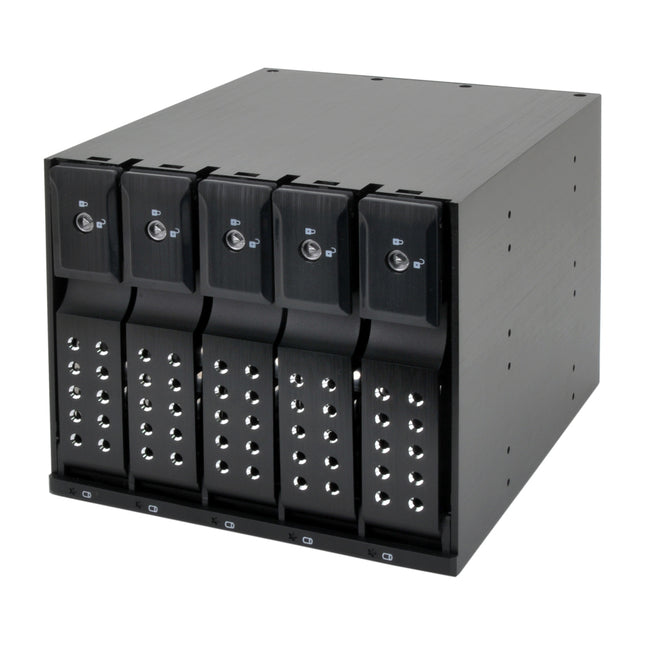 iStarUSA BPN-DE Series リムーバブルラック 5Bayモデル V2 [BPN-DE350SS-BK2]