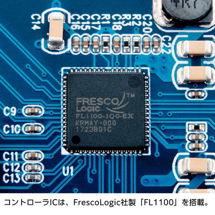 ポートを増やしタイ USB3.2 Gen1 ×4ポート PCI Express ×1接続インターフェイスカード Ver.2  ［CIF-USB3P4FL2］