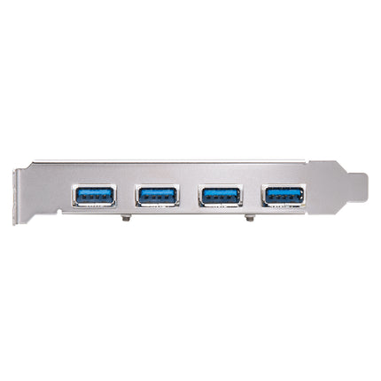 ポートを増やしタイ USB3.2 Gen1 ×4ポート PCI Express ×1接続インターフェイスカード Ver.2  ［CIF-USB3P4FL2］