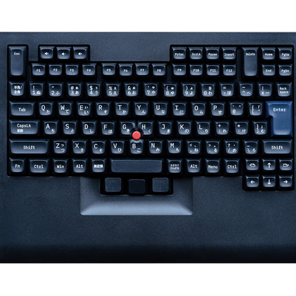 【次回5月入荷予定】『 TEX Shinobi 』 TrackPoint搭載 日本語JIS配列 7段配置キーボード CHERRY MX 茶軸モデル [TEX-SH-0035]