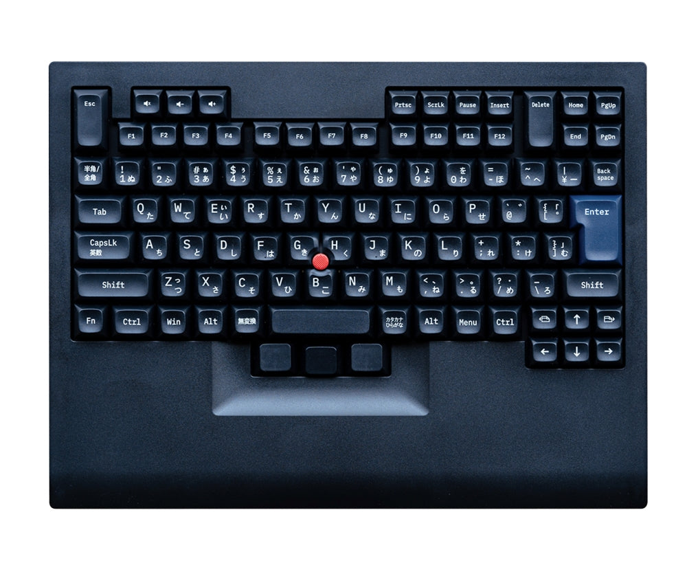 『 TEX Shinobi 』 TrackPoint搭載 日本語JIS配列 7段配置キーボード CHERRY MX Silent Red軸スイッチ  [TEX-SH-0037]