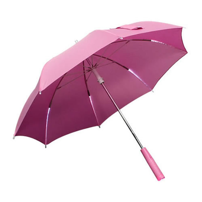 レインボーフラッシュ LED傘 子供用 ピンク 【光る傘】 [LEDUmbrella_P_C]