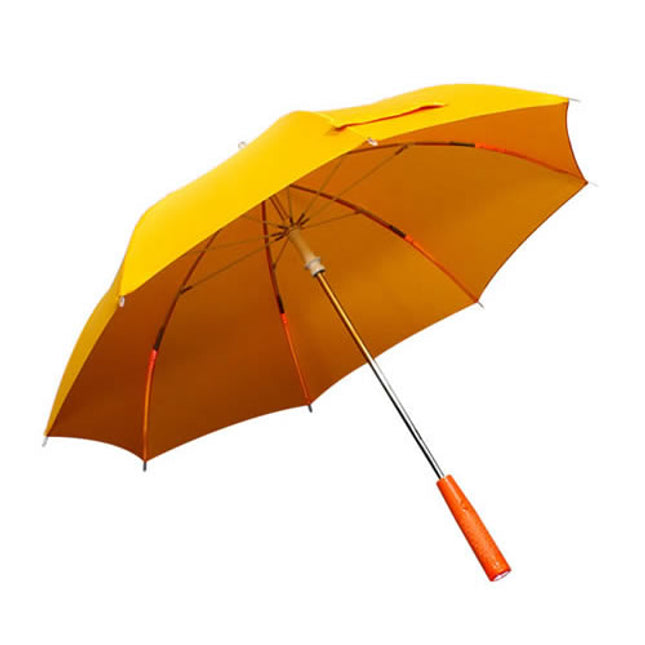 レインボーフラッシュ LED傘 子供用 イエロー 【光る傘】 [LEDUmbrella_Y_C]